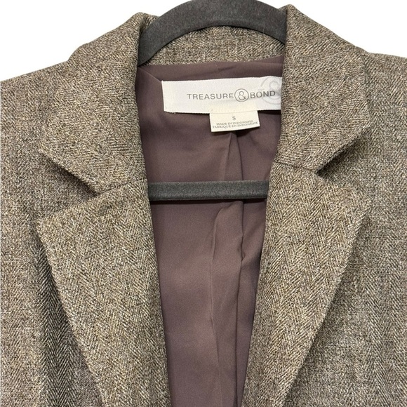 Treasure & Bond Open Front Blazer S - Picture 6 of 12